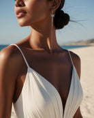 Long Sterling Silver Butterfly Earrings With Chain Dangle