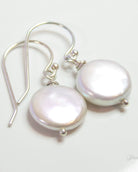 Freshwater Coin Pearl Earrings