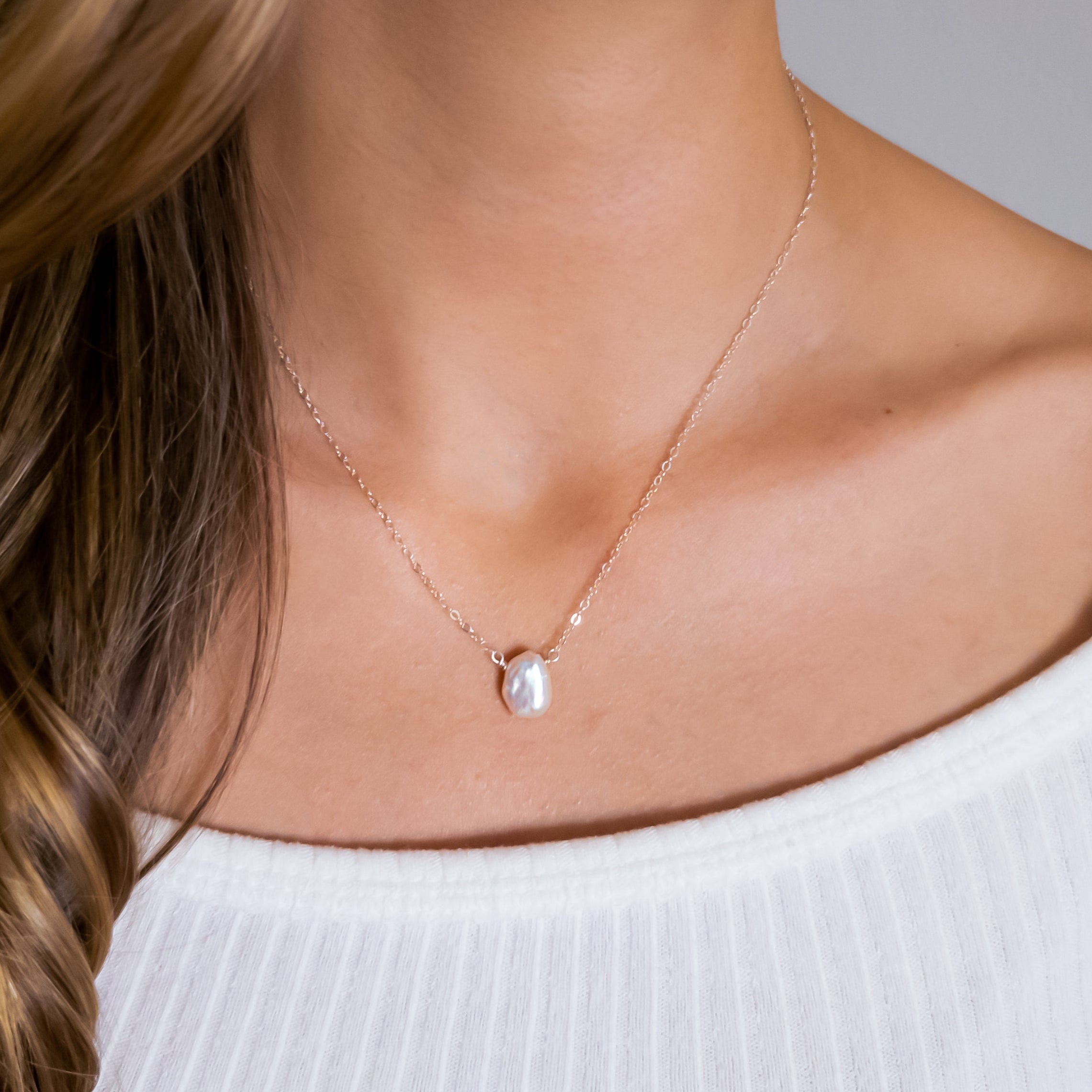 Baroque Freshwater Pearl Necklace For Women