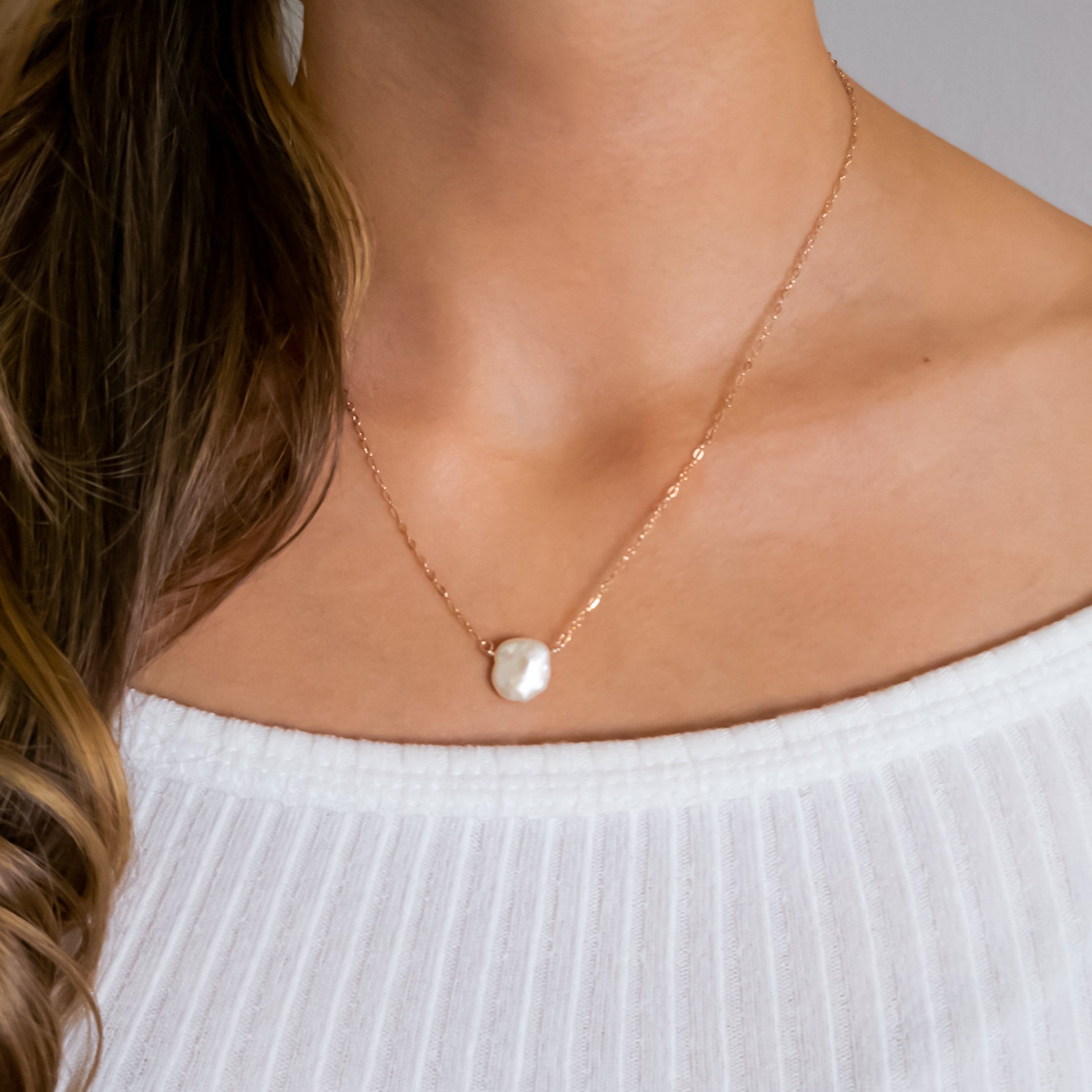 Baroque Freshwater Pearl Necklace For Women