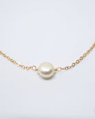 Small Freshwater Coin Pearl Choker Necklace For Women - Adjustable
