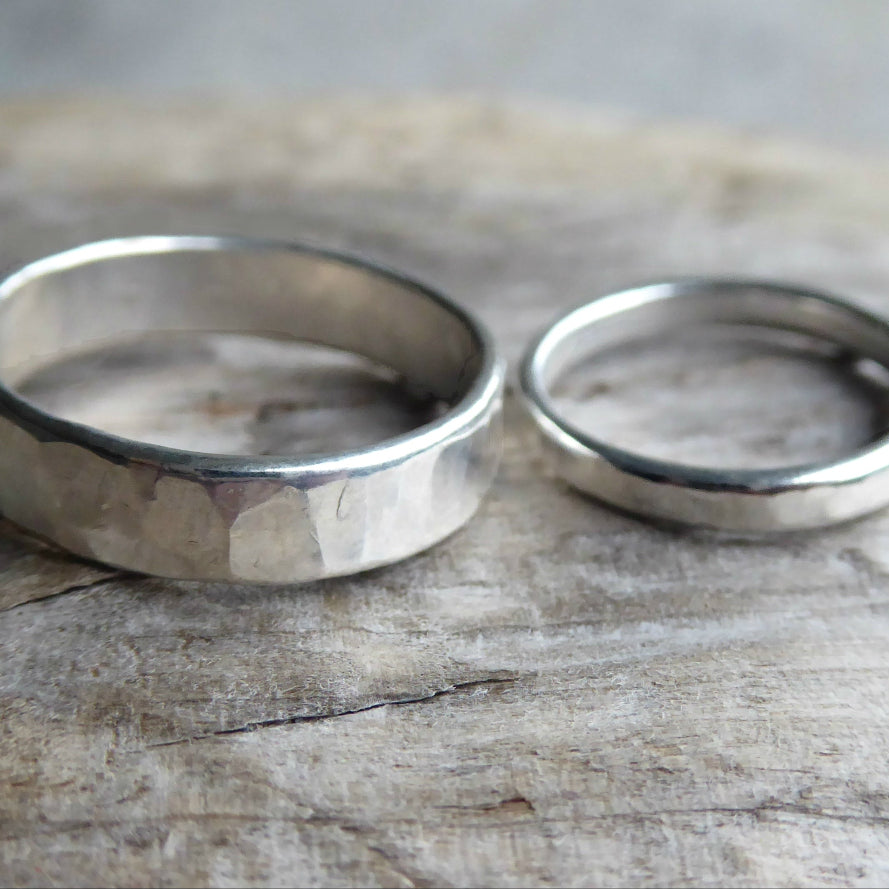 His And Hers Matching Couples Ring Set - Matching Wedding Bands