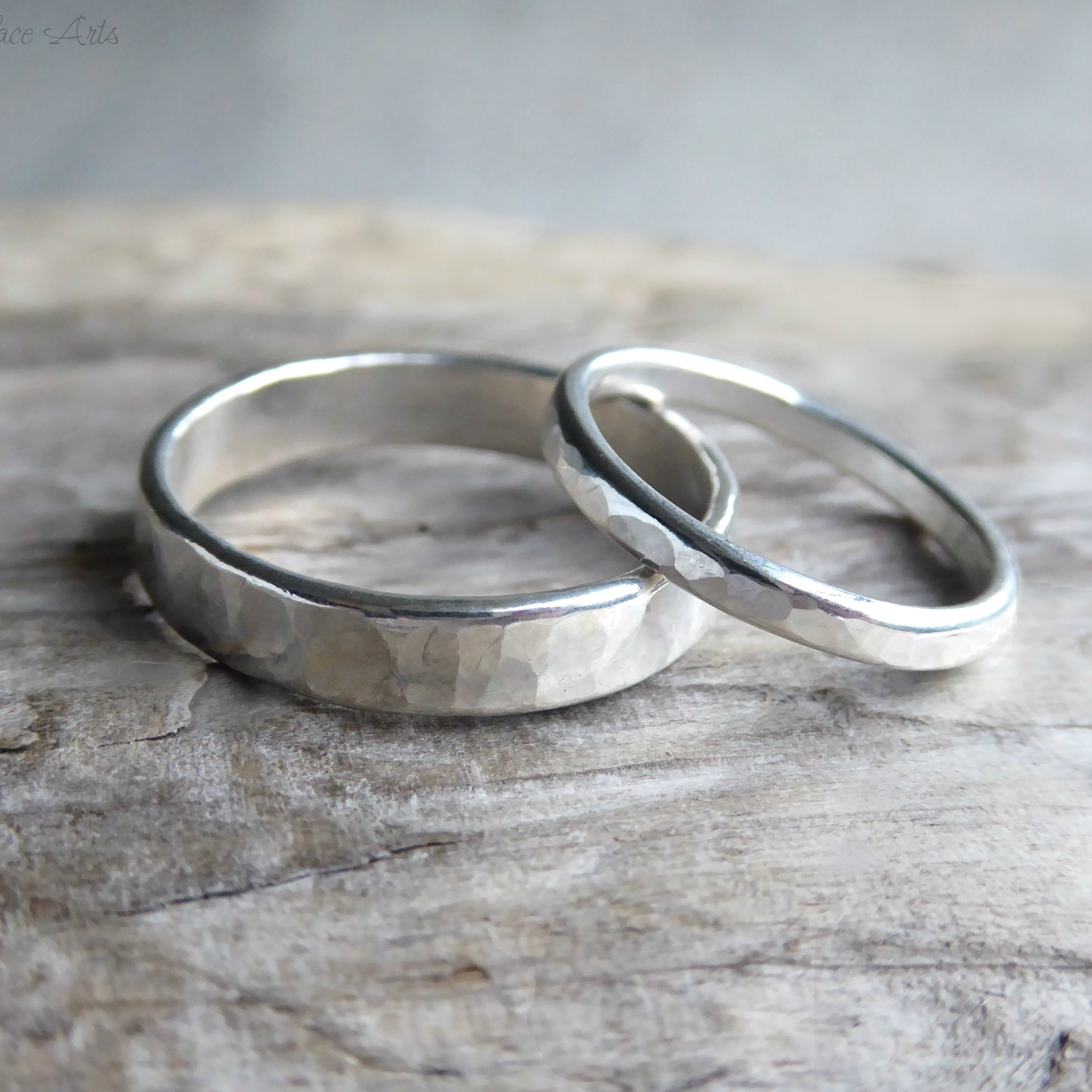 His And Hers Matching Couples Ring Set - Matching Wedding Bands