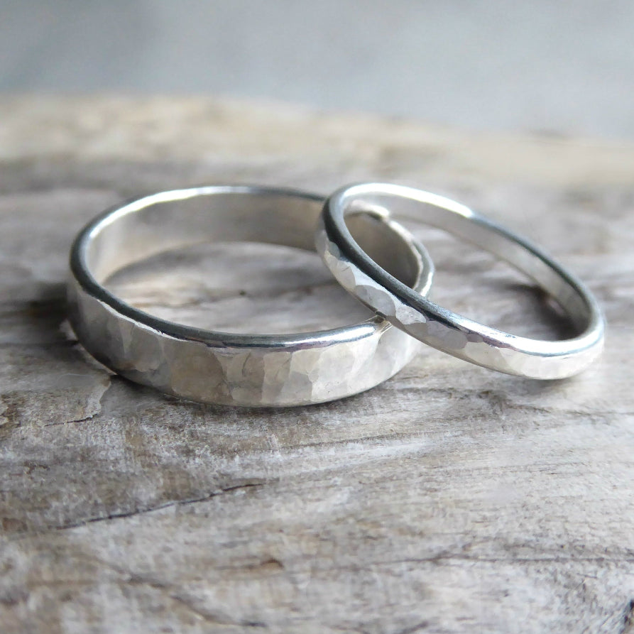His And Hers Matching Couples Ring Set - Matching Wedding Bands
