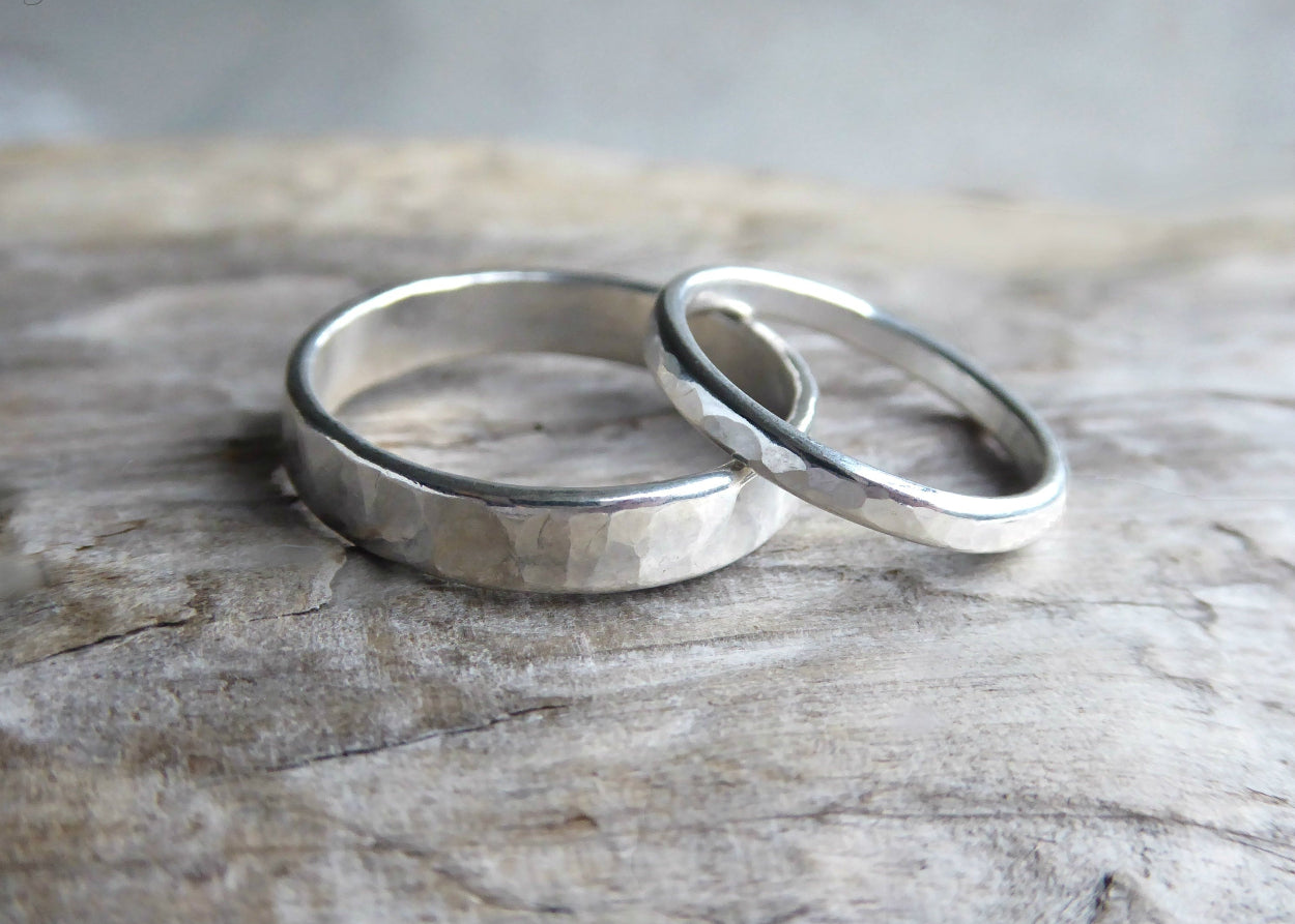 His And Hers Matching Couples Ring Set - Matching Wedding Bands