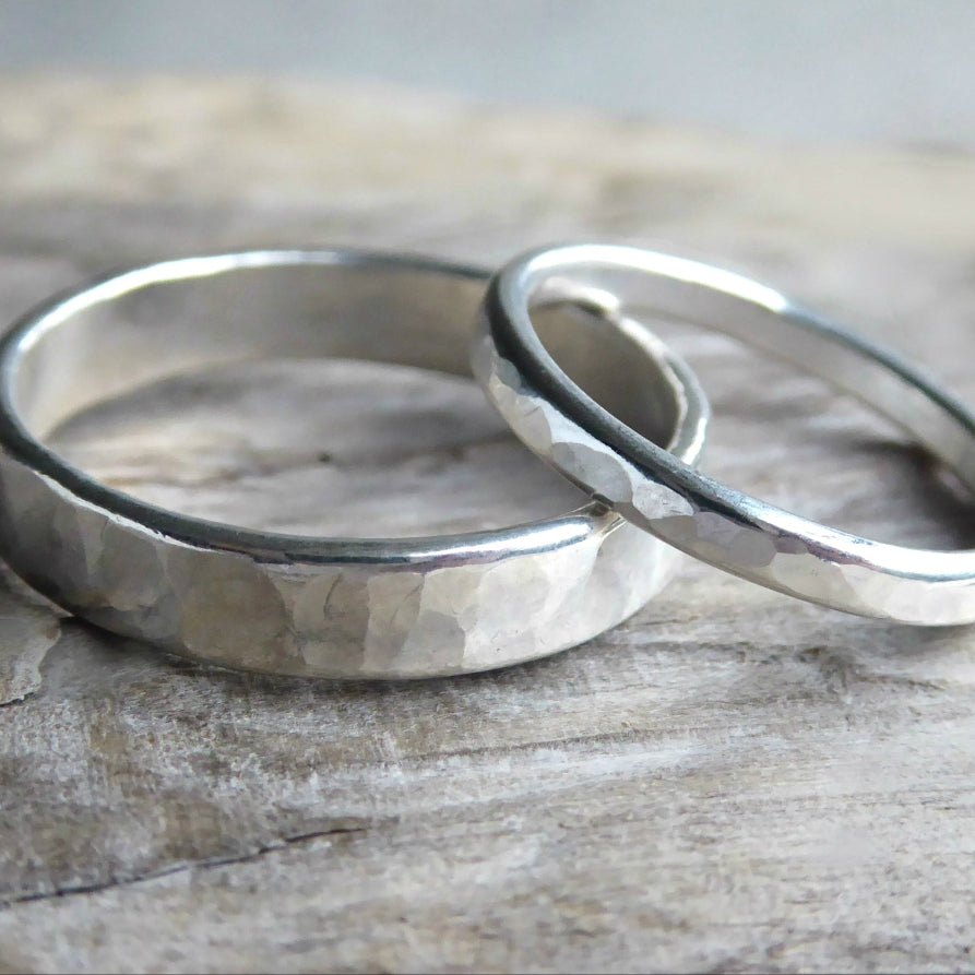 His And Hers Matching Couples Ring Set - Matching Wedding Bands