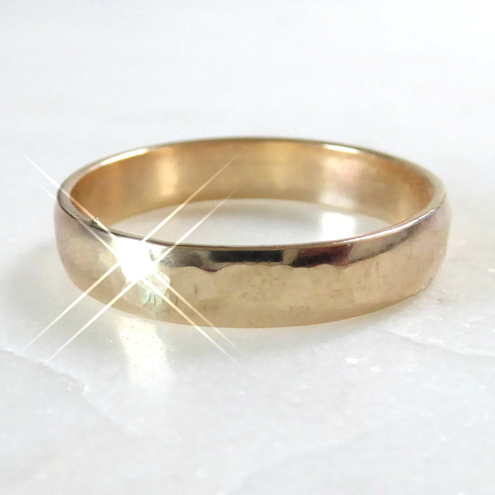 His And Hers Couples Ring Set 14k Gold Fill, Matching Wedding Bands