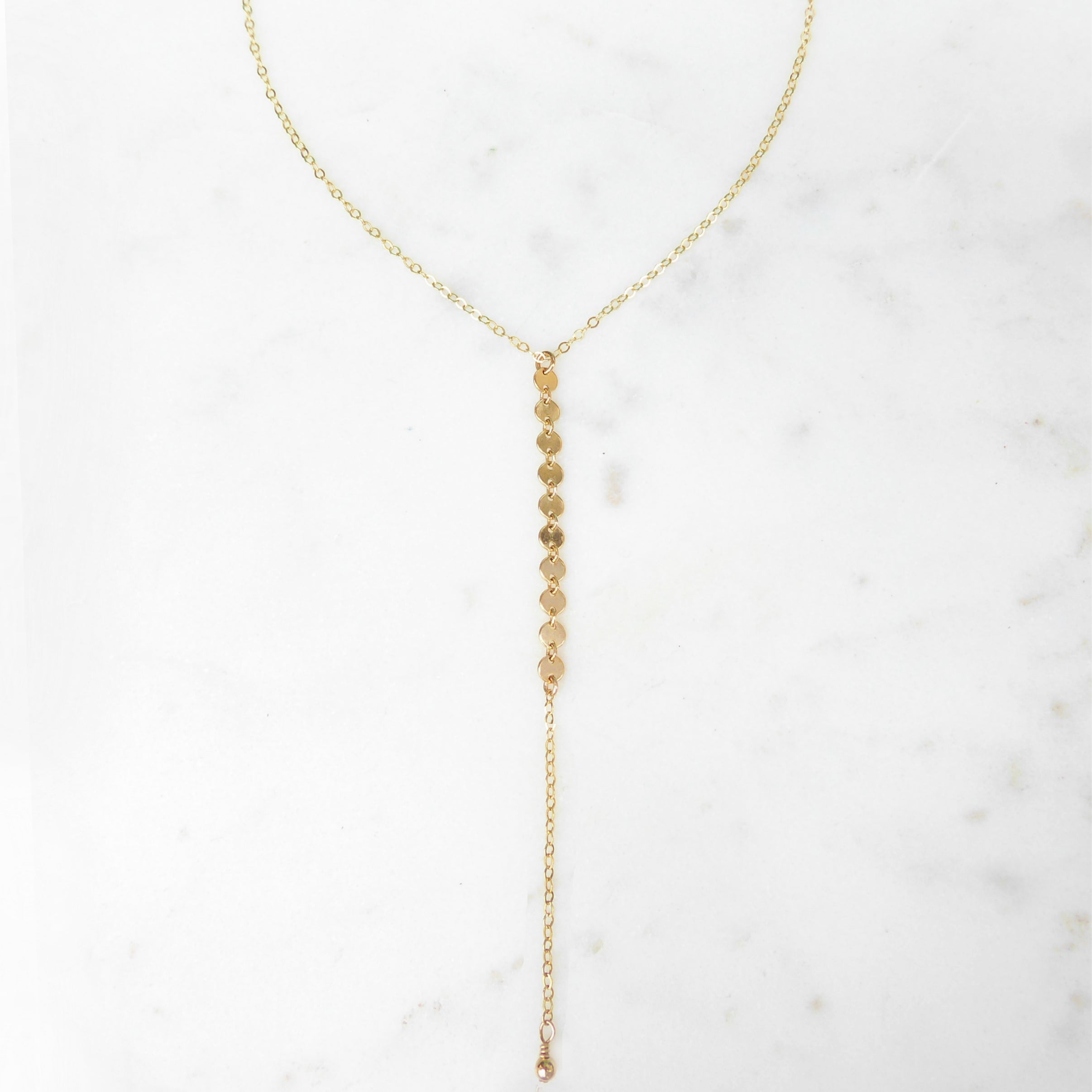 Long Chain Lariat Y Necklace For Women
