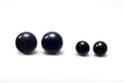 Black Dark Blue Freshwater Pearl Stud Earrings For Women - 14k Gold Fill or Sterling Silver