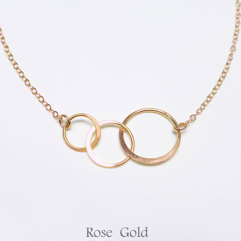 Infinity Necklace For Three Generations On Message Card