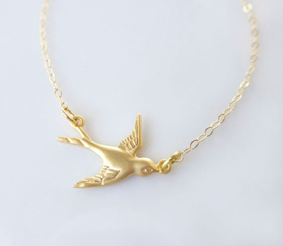 Small Bird Bracelet - Sweet and Dainty Jewelry Makes For the Perfect Gift