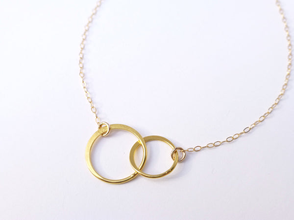 Sterling Silver Infinity Necklace For Women - Also Available in Gold, or Rose Gold