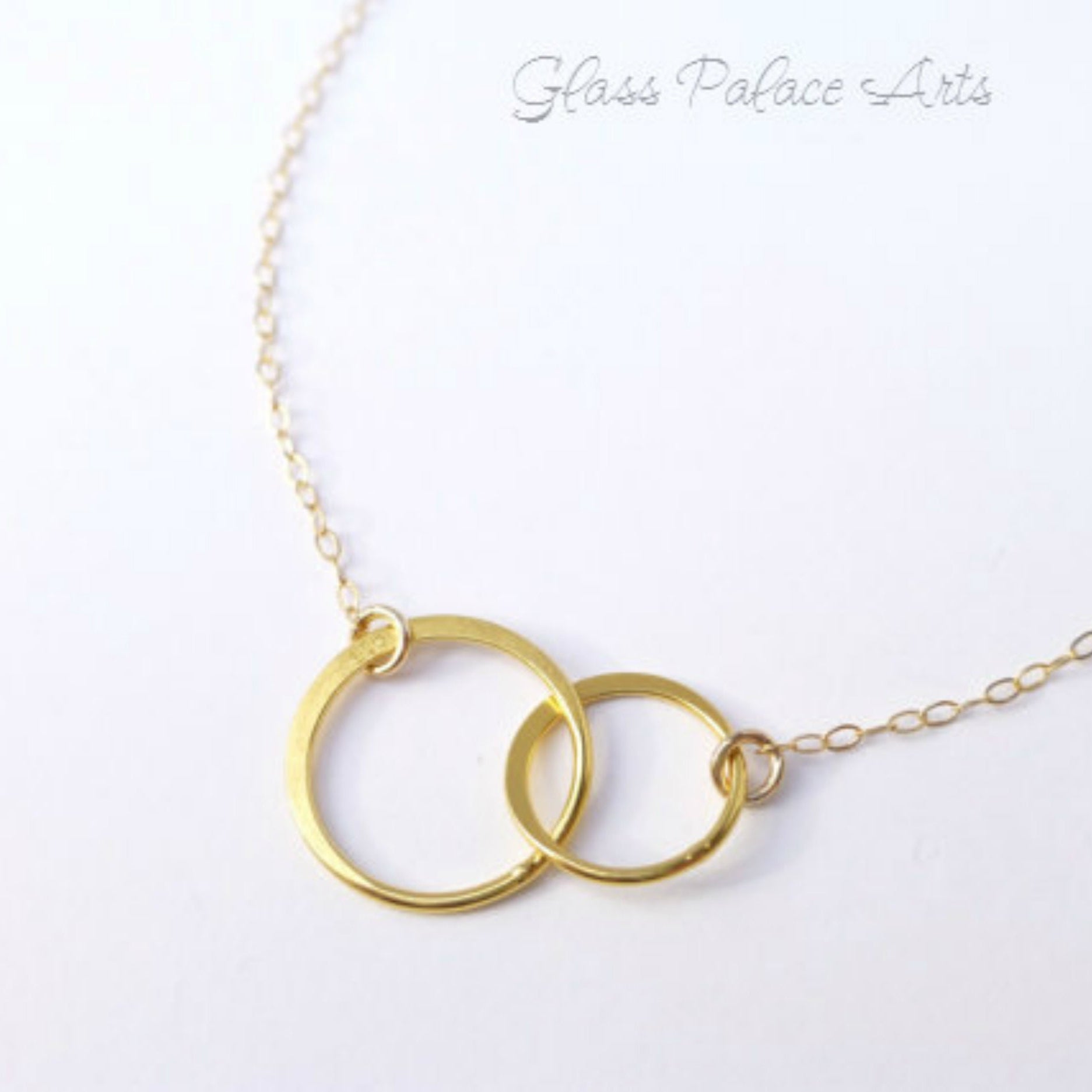 Infinity Circle Necklace For Sisters On Message Card