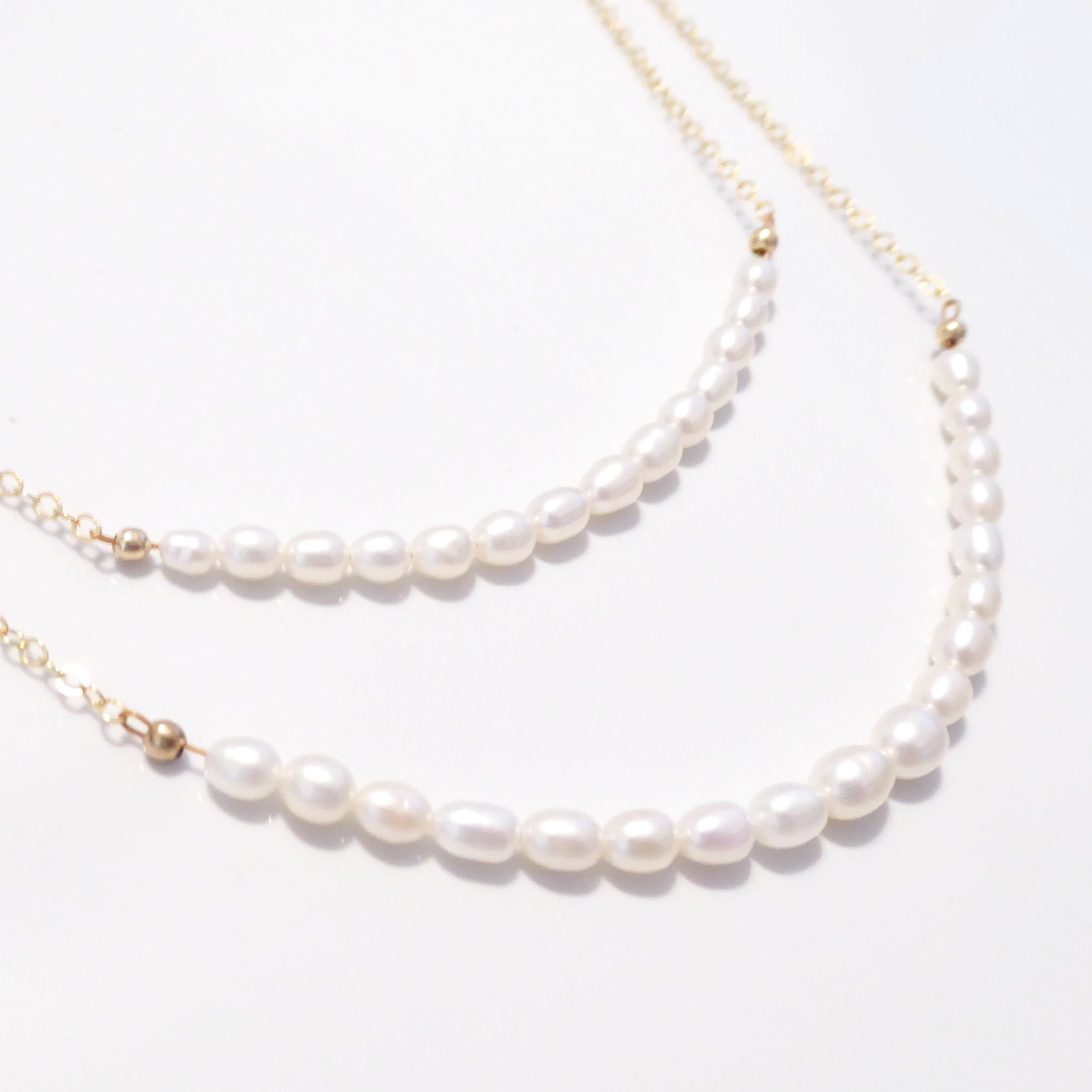 Freshwater Pearl Layered Multi Strand Necklace For Women