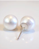Freshwater Pearl Stud Earrings For Women - Sterling Silver