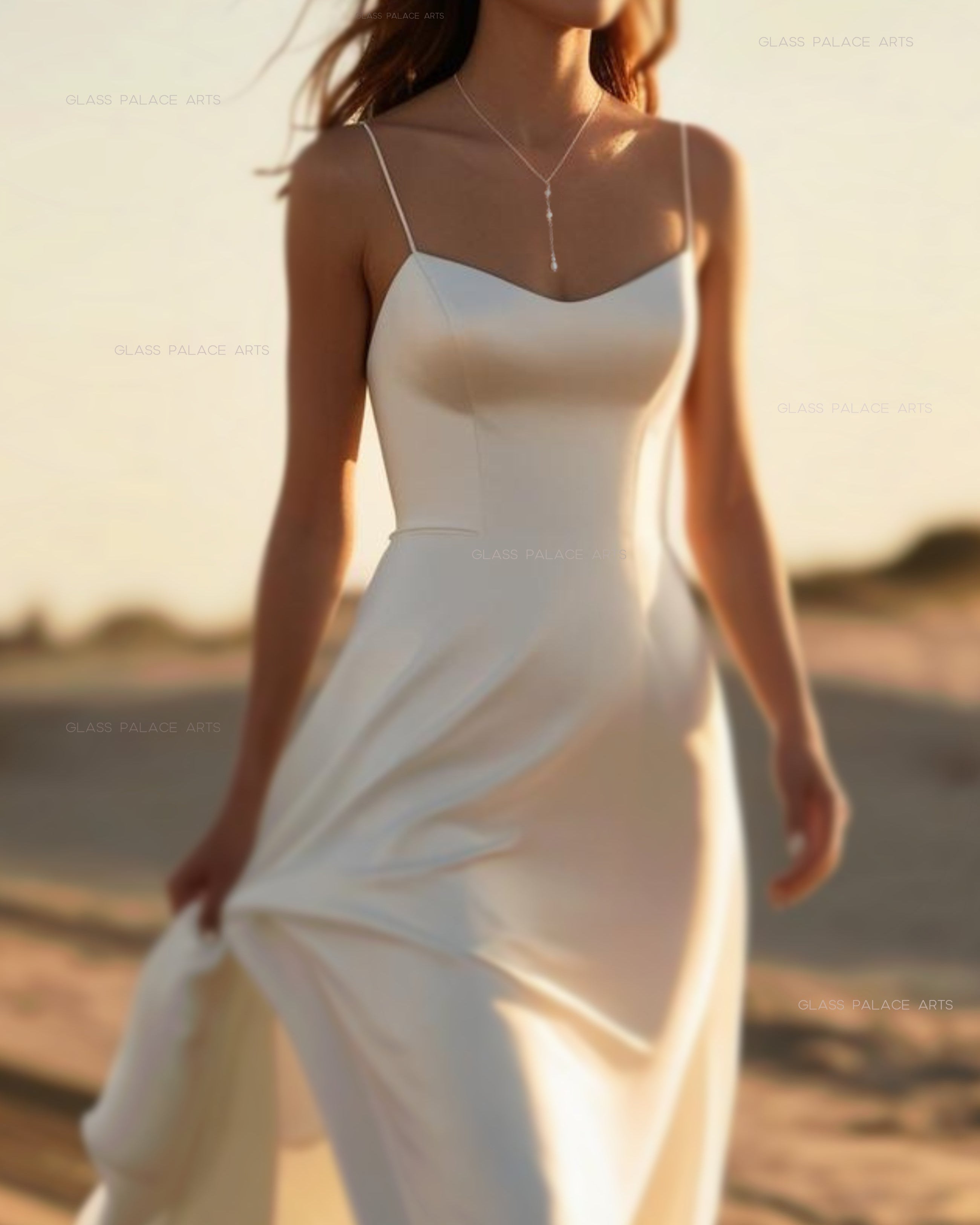 Dainty Freshwater Pearl Lariat Y Necklace ~ With Swarovski Crystals