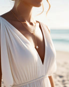 Pearl Teardrop Lariat Y Necklace With Freshwater Pearl Pendant