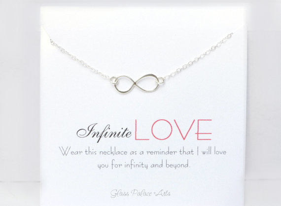 Gold Infinity Necklace - Infinite Love Gift For Her