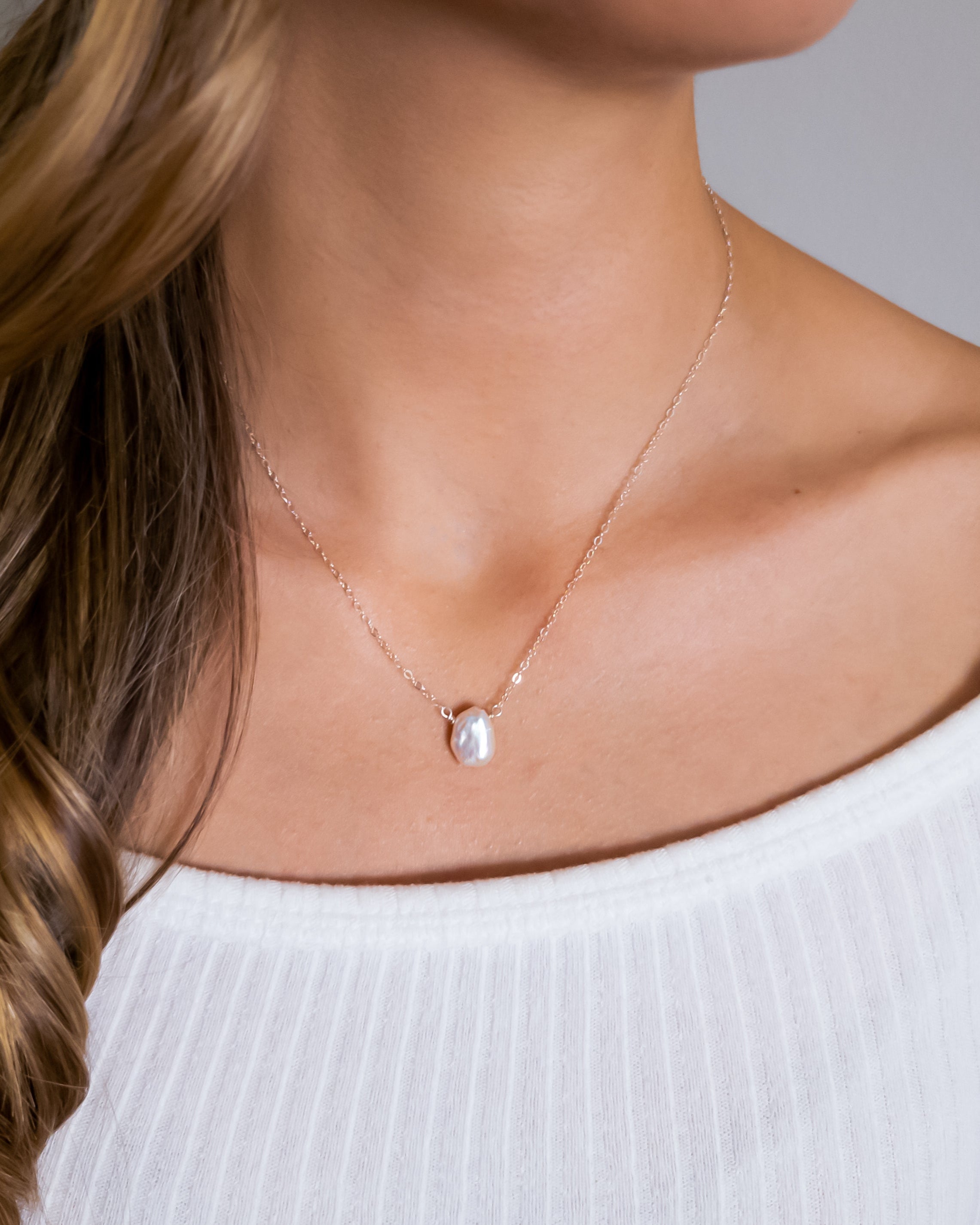 Baroque Freshwater Pearl Necklace For Women