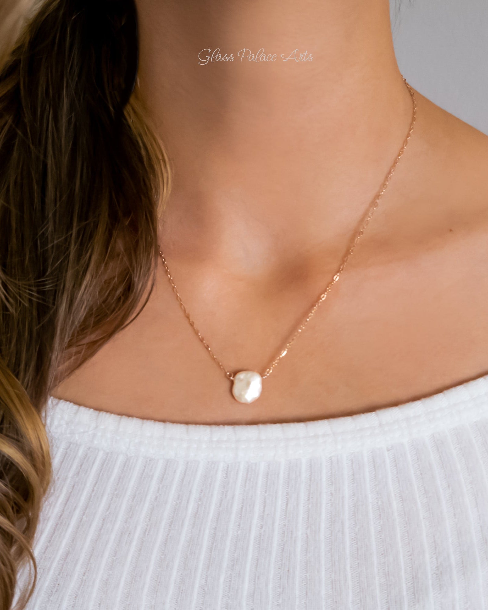 Baroque Freshwater Pearl Necklace For Women