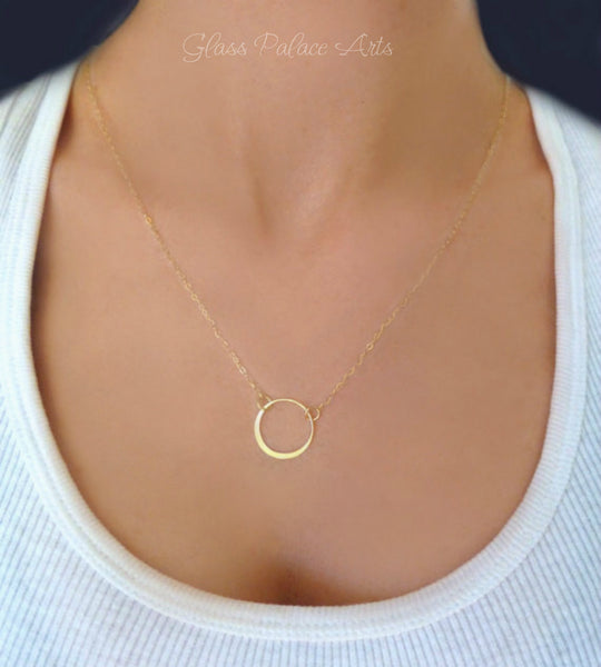 Dainty Infinity Necklace For Women - Sterling Silver, 14k Gold Fill or Rose Gold