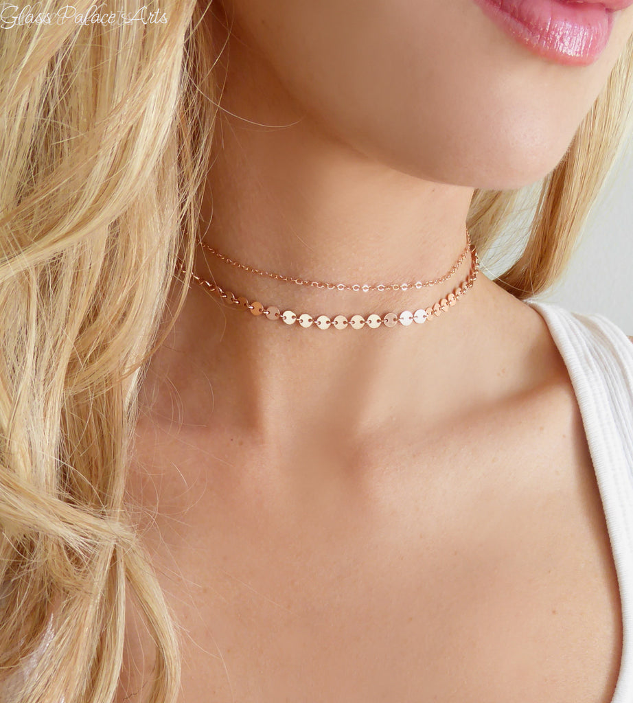 Chokers Necklaces Luxury WIde Layered Choker Necklace Women Weaving Pearl  Short Necklace Sexy Wedding Party Chokers Cocktail Body Jewelry
