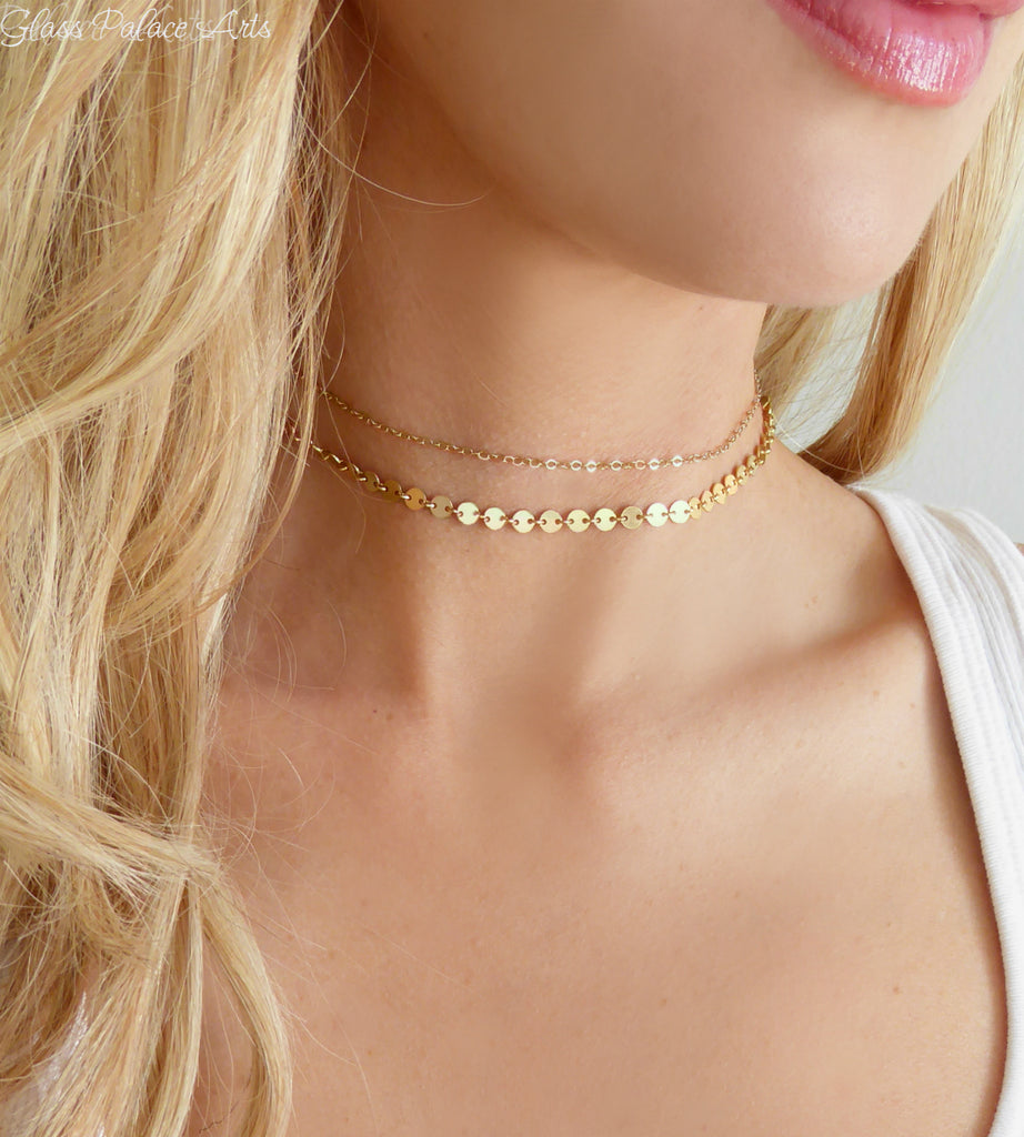 Exciting Gold Choker Necklace