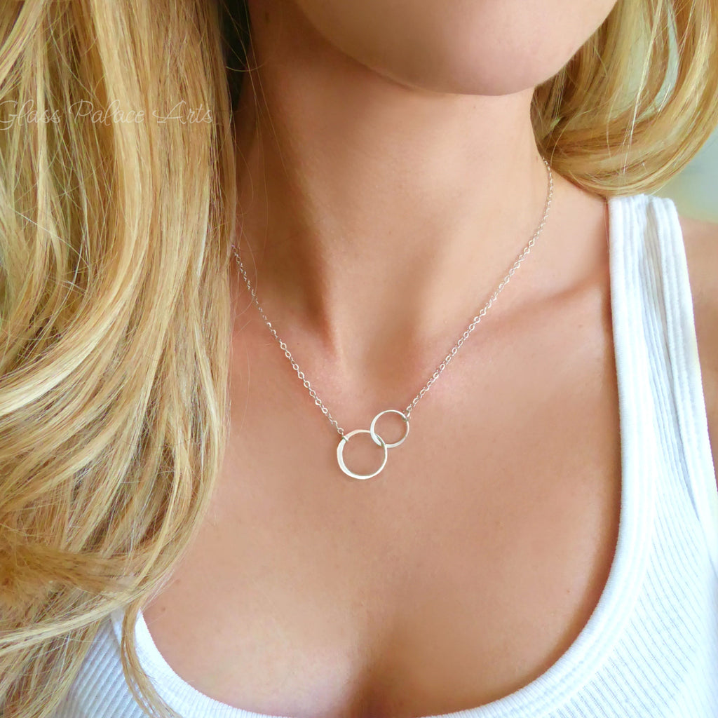  Gold Infinity Love Pendant Necklace for Women Girls