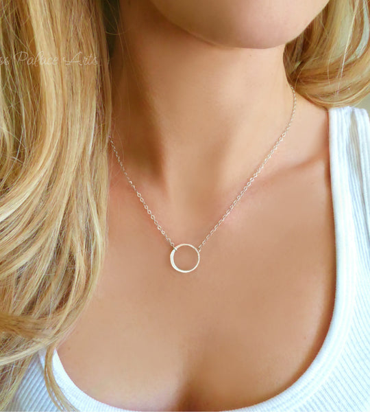 Dainty Infinity Necklace For Women - Sterling Silver, 14k Gold Fill or Rose Gold
