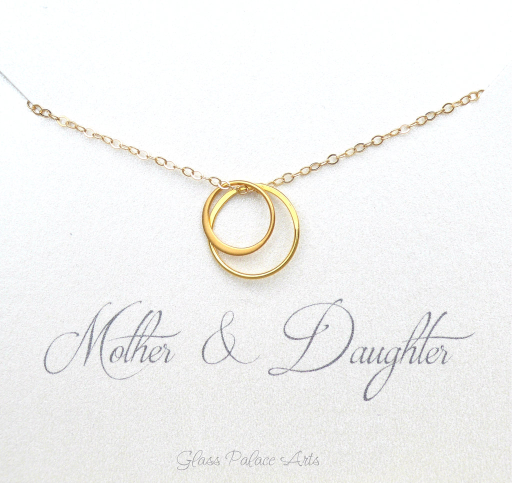 Anavia Mother Gift from Daughter - Mother Daughter Necklace Gift - Custom  925 Sterling Silver 2 Circles Jewelry Gifts for Mom for Mother[No Custom] -  Walmart.com