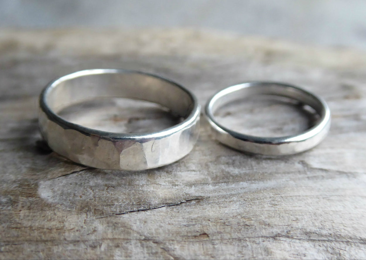 His And Hers Matching Couples Ring Set - Matching Wedding Bands