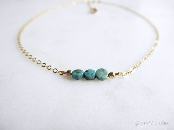 Bohemian Beaded Turquoise Choker Necklace For Women