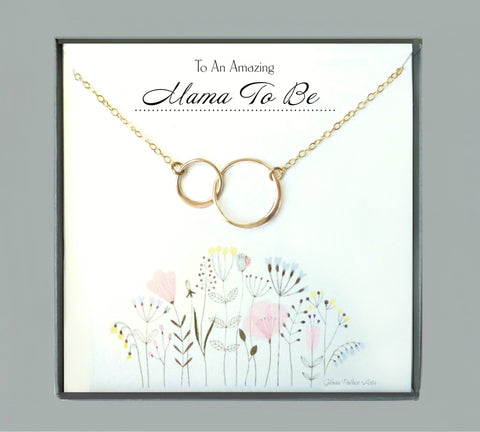 Mama To Be Necklace Gift, Pregnancy Jewelry For Expecting Mom