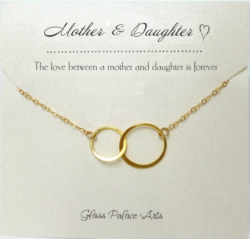 Gold Filled Mother Daughter Necklace Personalized – Ornata