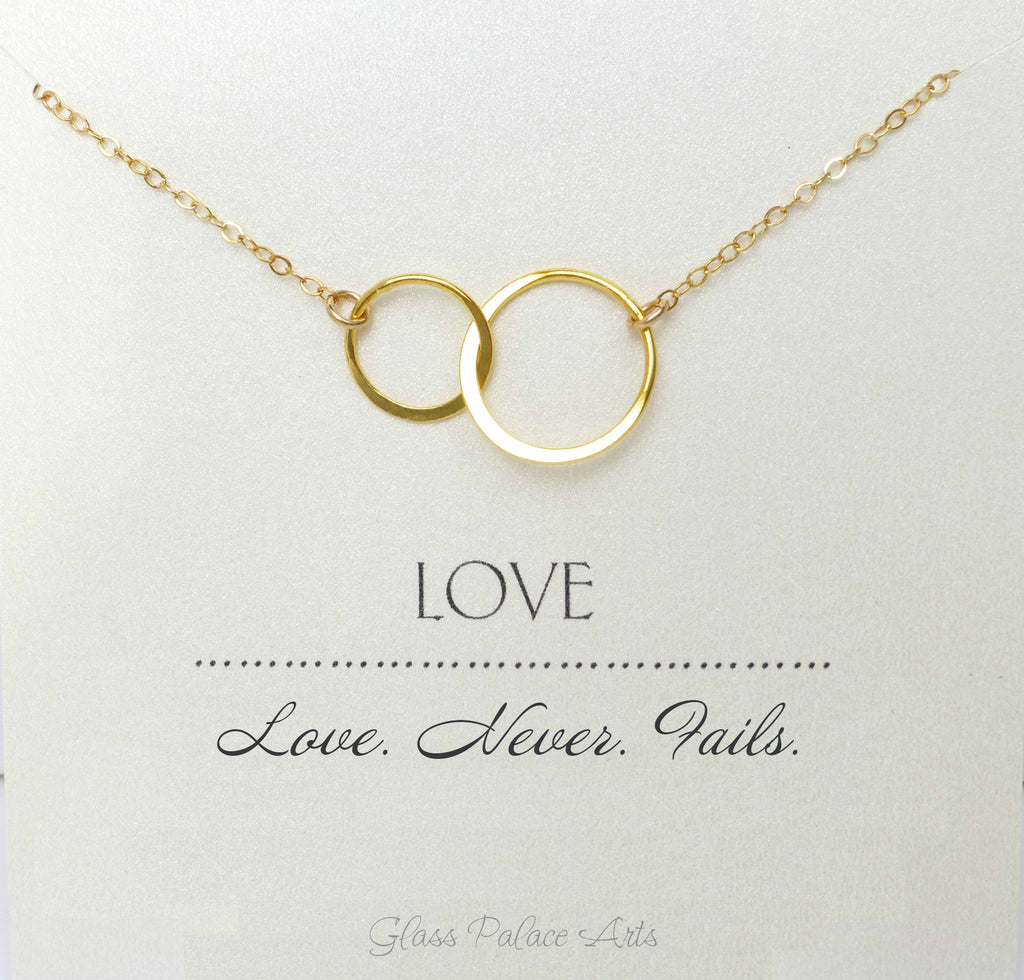 Infinity necklace for her top