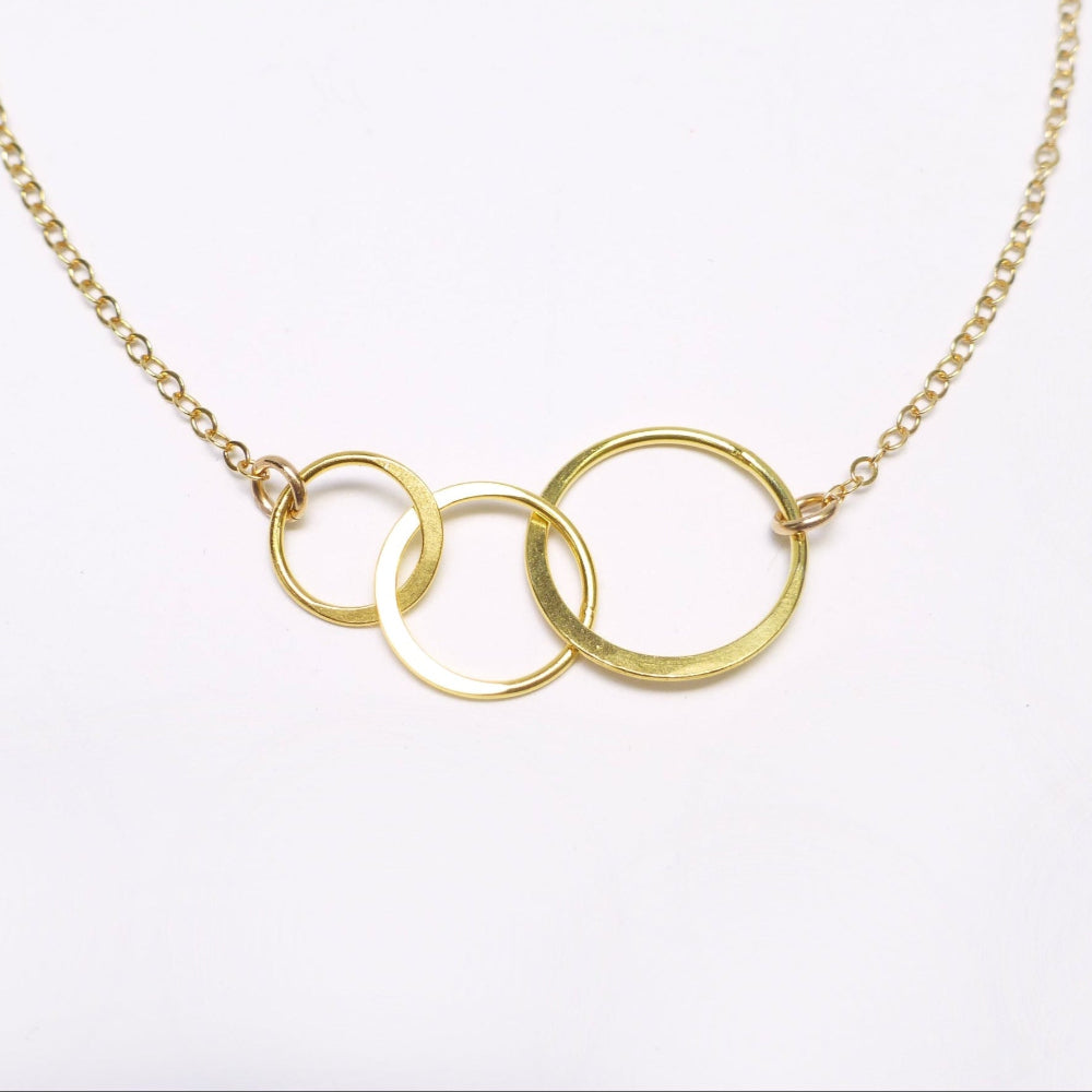 Infinity Necklace For Three Generations On Message Card
