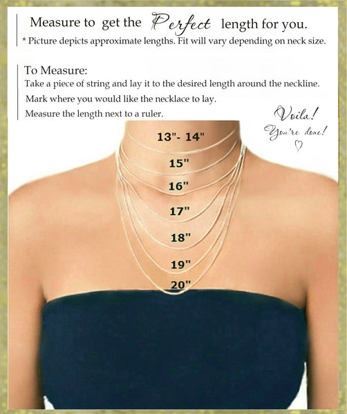 Beaded Gemstone Bar Necklace For Women - Choose Your Gemstone