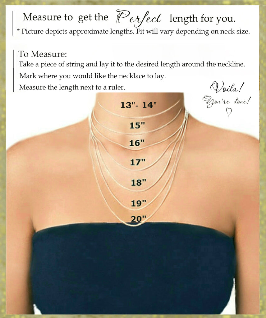 Choker Necklace Lengths: How to Size and Wear a Choker – Bryan