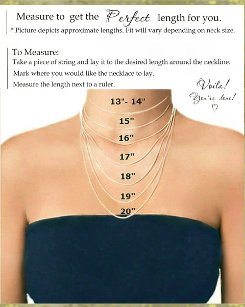 Choker Lariat Necklace Set For Women - Sterling Silver, Gold, Rose Gold