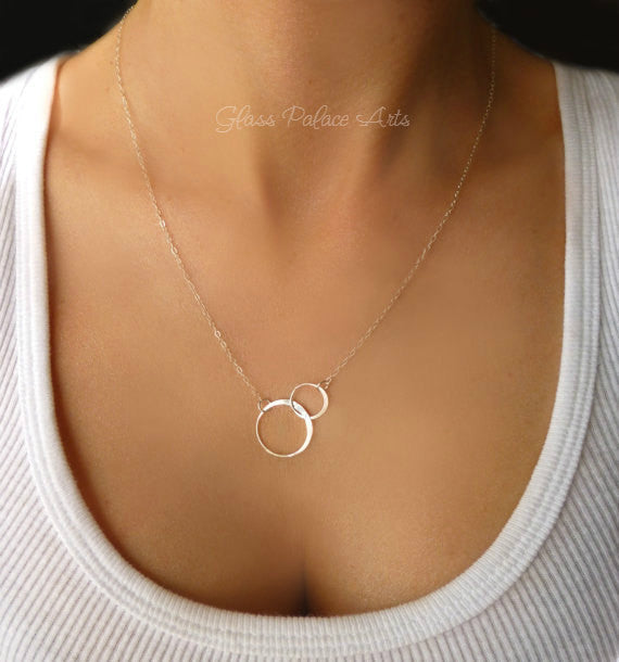 Infinity necklace online mother and daughter