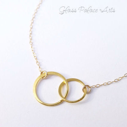 Thank You Mom Infinity Necklace Gift For Mother Daughter- Sterling Silver, Gold or Rose Gold