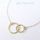 Infinite Love Necklace For Mom With Interlocking Circles