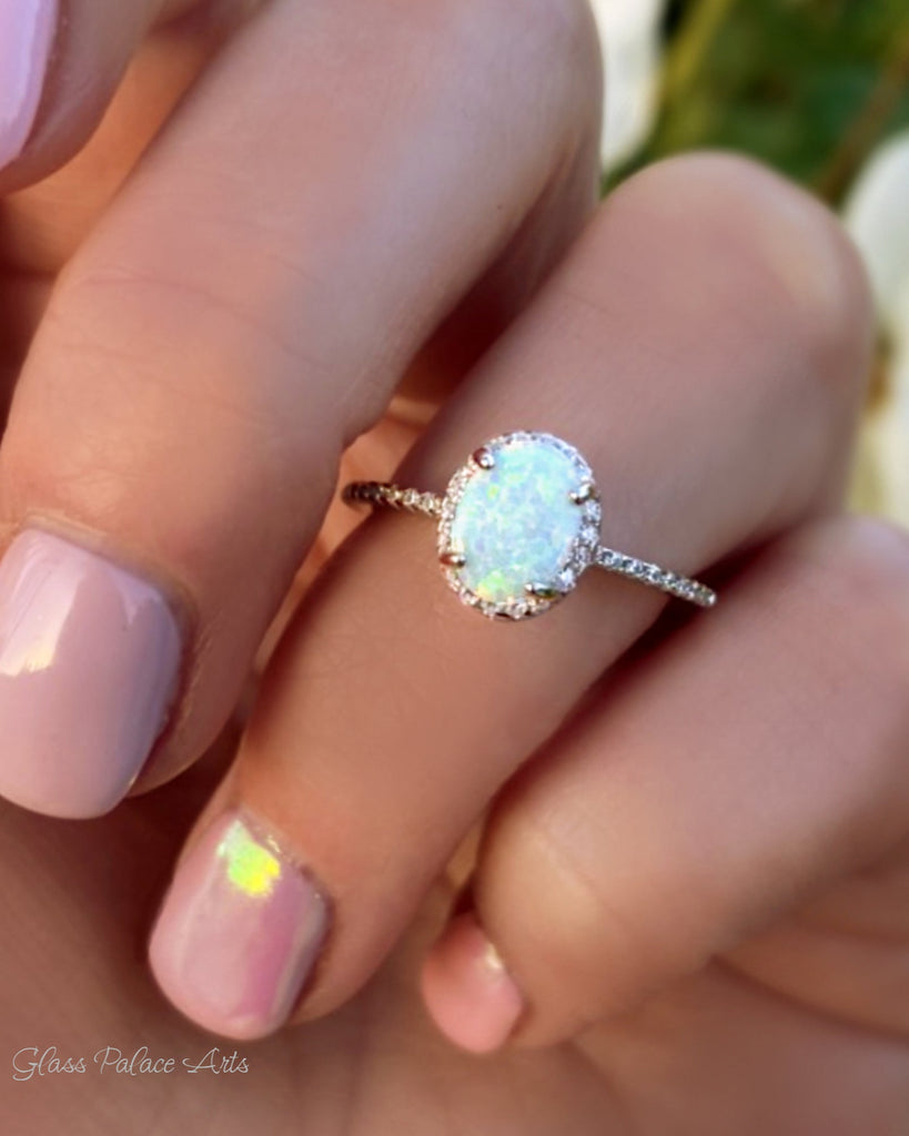 Navajo Opal & Silver Ring |Joe Wilcox Indian Den