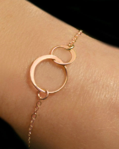 Silver Infinity Bracelet - Eternity Bracelet - Rose Gold, Gold or Silver