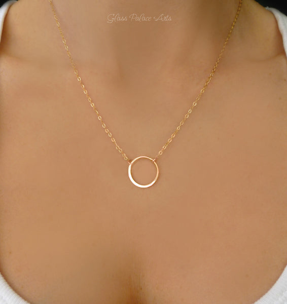 Dainty Infinity Necklace For Women - Sterling Silver, 14k Gold Fill or Rose Gold