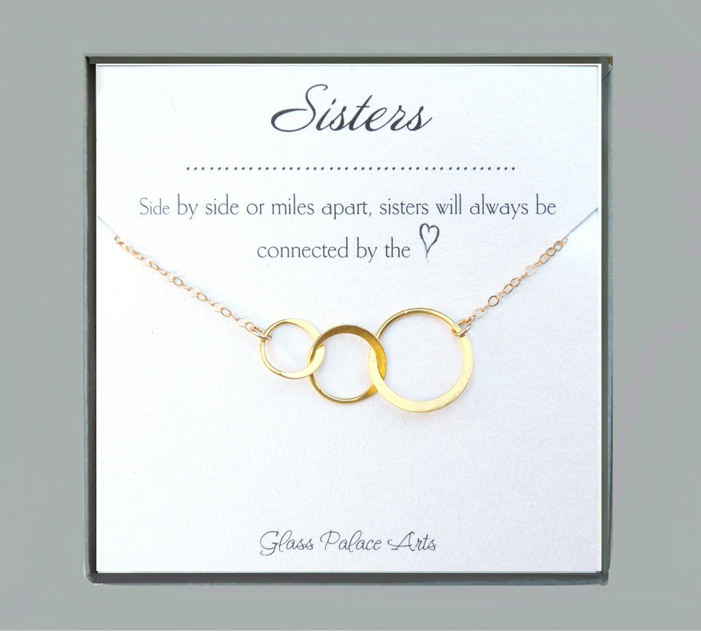 Sisters Love - Infinity Necklace -Sterling Silver